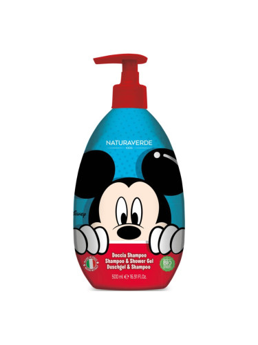 Disney Mickey Mouse Shampoo & Shower Gel шампоан и душ гел 2 в 1 за деца 500 мл.