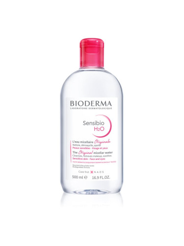 Bioderma Sensibio H2O мицеларна вода за чувствителна кожа на лицето 500 мл.