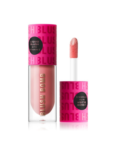 Makeup Revolution Blush Bomb кремообразен руж цвят Dolly Rose 4,6 мл.