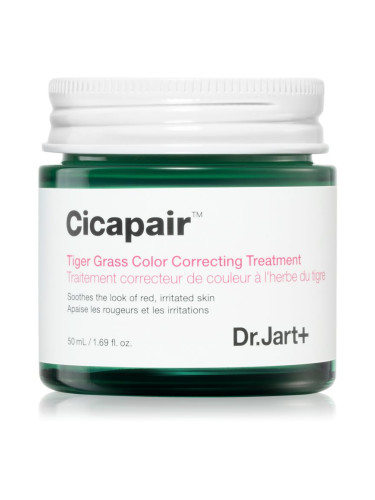 Dr. Jart+ Cicapair™ Tiger Grass Color Correcting Treatment интензивен крем, намаляващ зачервяването на кожата 50 мл.