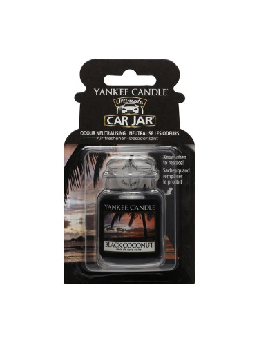 Yankee Candle Black Coconut aроматизатор за автомобил закачащ се 1 бр.