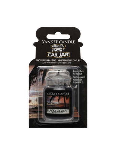 Yankee Candle Black Coconut aроматизатор за автомобил закачащ се 1 бр.