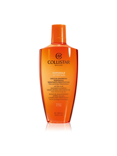 Collistar Special Perfect Tan After Shower-Shampoo Moisturizing Restorative душ гел за след слънце за тяло и коса 400 мл.