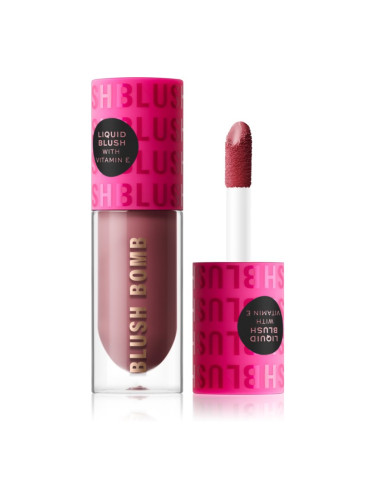 Makeup Revolution Blush Bomb кремообразен руж цвят Rose Lust 4,6 мл.