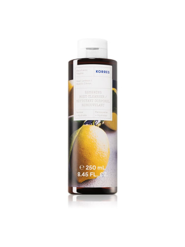 Korres Basil Lemon освежаващ душ гел 250 мл.