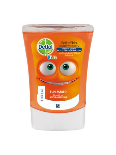 Dettol Soft on Skin Kids Fun Maker пълнител за безконтактен дозатор за сапун 250 мл.