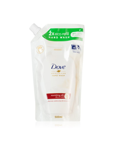 Dove Silk Fine течен сапун за ръце пълнител 500 мл.