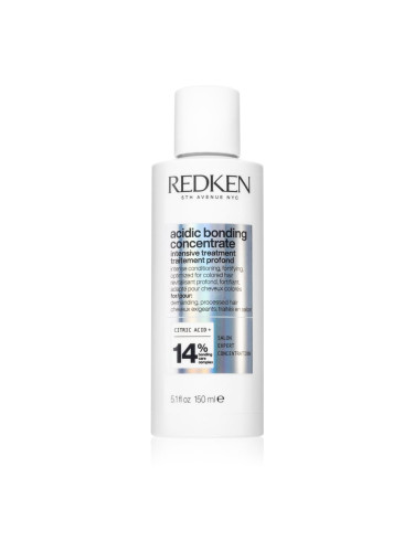 Redken Acidic Bonding Concentrate грижа за използване преди нанасянето на шампоан за увредена коса 150 мл.