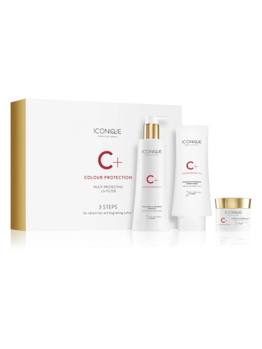 ICONIQUE Professional C+ Colour Protection 3 steps for vibrant hair and long lasting colour подаръчен комплект (за боядисана коса)