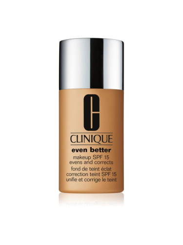 Clinique Even Better™ Makeup SPF 15 Evens and Corrects коригиращ фон дьо тен SPF 15 цвят WN 100 Deep Honey 30 мл.