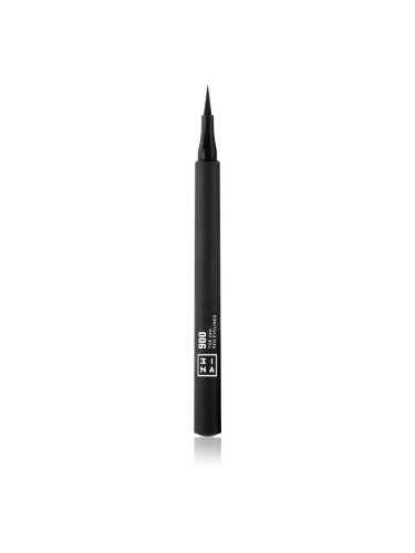 3INA The 24H Pen Eyeliner дълготрайна очна линия цвят 900 Black 1,2 мл.