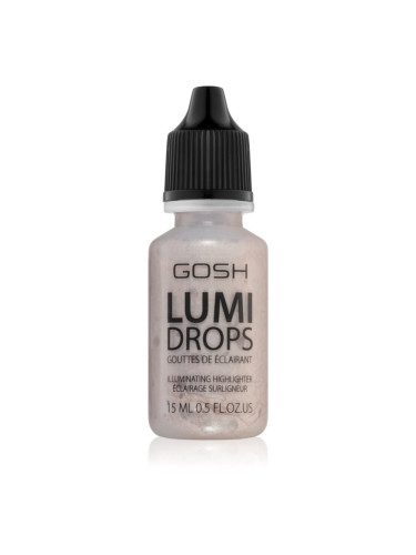 Gosh Lumi Drops течен хайлайтър цвят 002 Vanilla 15 мл.