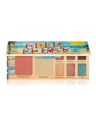 theBalm Voyage Gold Coast палитра за лице 10 гр.