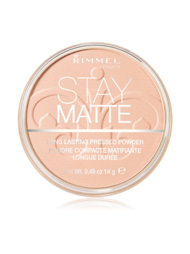 Rimmel Stay Matte пудра цвят 002 Pink Blossom 14 гр.