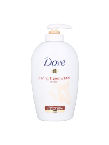 Dove Silk Fine течен сапун с дозатор бяла орхидея 250 мл.