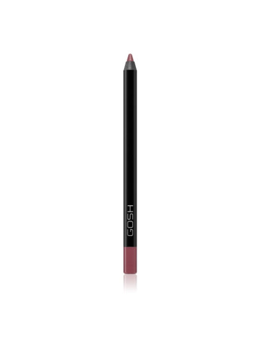 Gosh Velvet Touch водоустойчив молив за устни цвят 009 Rose 1,2 гр.