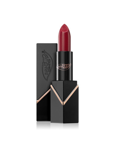 puroBIO Cosmetics Creamy Matte крем-червило цвят 103 Rosso Fragola 4,4 гр.