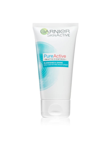 Garnier Pure Active Matte Control матираща и хидратираща грижа за кожа с несъвършенства 50 мл.