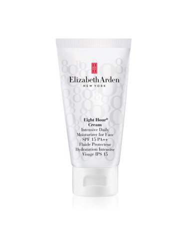 Elizabeth Arden Eight Hour Intensive Daily Moisturizer For Face дневен хидратиращ крем за всички типове кожа на лицето SPF 15 50 мл.