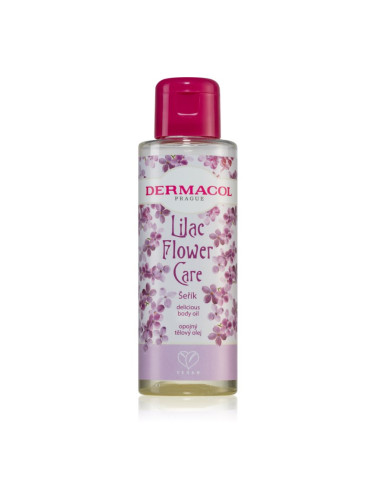 Dermacol Flower Care Lilac Луксозно подхранващо масло за тяло 100 мл.