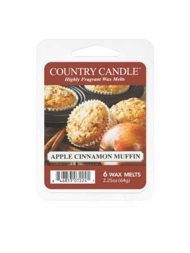 Country Candle Apple Cinnamon Muffin восък за арома-лампа 64 гр.