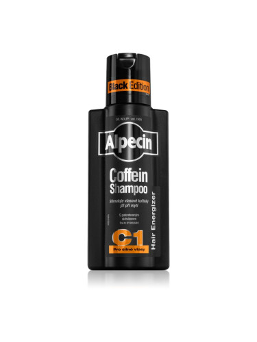 Alpecin Coffein Shampoo C1 Black Edition шампоан с кофеин за мъже стимулиращ растежа на косата 250 мл.
