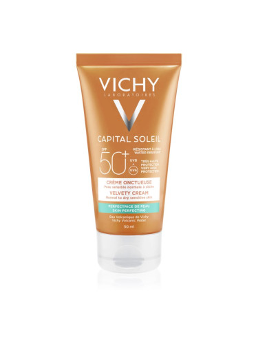 Vichy Capital Soleil защитен крем за кадифено нежна кожа на лицето SPF 50+ 50 мл.