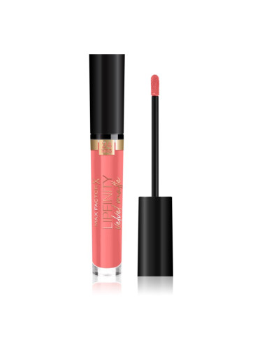 Max Factor Lipfinity Velvet Matte матиращо течно червило цвят 030 Cool Coral 3,5 мл.