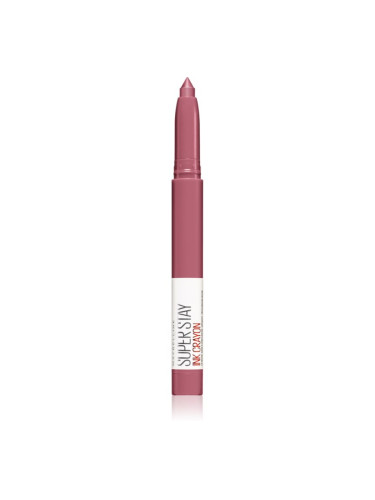 MAYBELLINE NEW YORK SuperStay Ink Crayon стик-червило цвят 90 Keep It Fun 1.5 гр.