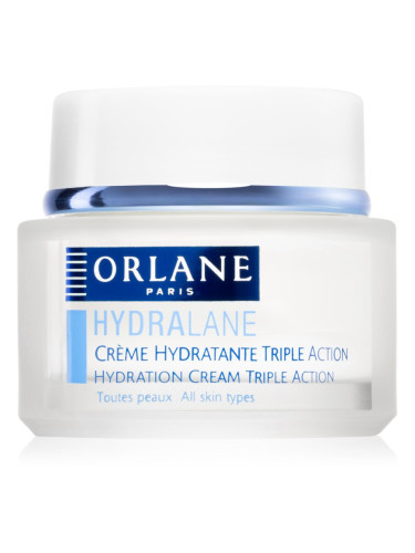 Orlane Hydralane Hydrating Cream Triple Action дълбоко хидратиращ крем в дълбочина с хиалуронова киселина 50 мл.