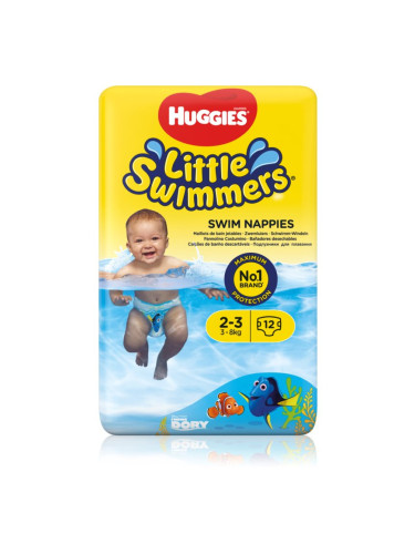 Huggies Little Swimmers 2-3 еднократни пелени за плуване 3-8 kg 12 бр.
