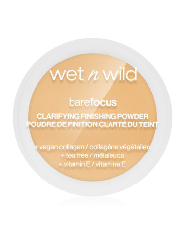 Wet n Wild BareFocus Clarifying Finishing Powder матираща пудра цвят Light/Medium 6 гр.