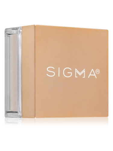 Sigma Beauty Beaming Glow Illuminating Powder озаряваща насипна пудра за изглаждане на кожата и минимизиране на порите цвят Fairy Dust 10 гр.