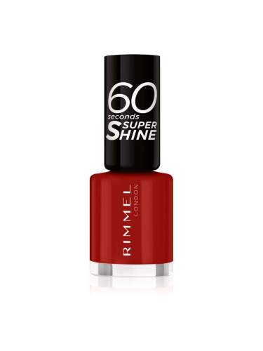 Rimmel 60 Seconds Super Shine лак за нокти цвят 315 Queen Of Tarts 8 мл.