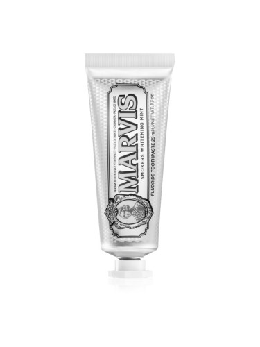 Marvis Whitening Smokers Mint избелваща паста за зъби за пушачи вкус Mint 25 мл.