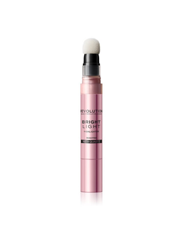 Makeup Revolution Bright Light кремообразен озарител цвят Beam Pink 3 мл.