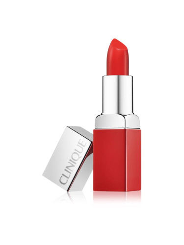 Clinique Pop™ Matte Lip Colour + Primer матиращо червило + основа 2 в 1 цвят 03 Ruby Pop 3,9 гр.