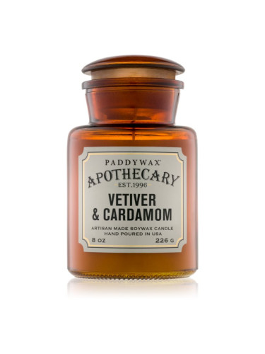 Paddywax Apothecary Vetiver & Cardamom ароматна свещ 226 гр.