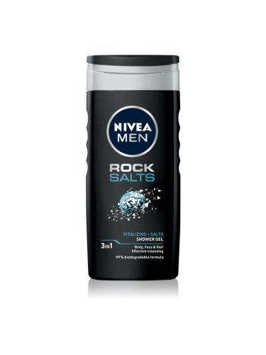 Nivea Men Rock Salt душ-гел за мъже 250 мл.