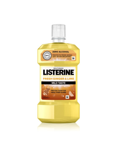 Listerine Fresh Ginger & Lime освежаваща вода за уста 500 мл.