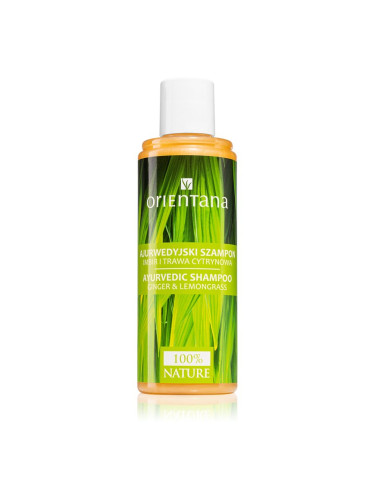 Orientana Ayurvedic Shampoo Ginger & Lemongrass освежаващ шампоан 210 мл.