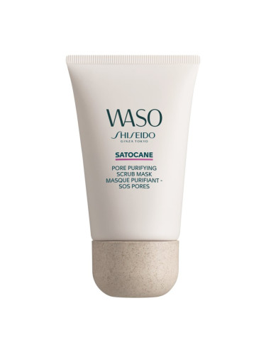 Shiseido Waso Satocane почистваща глинена маска за лице за жени  80 мл.