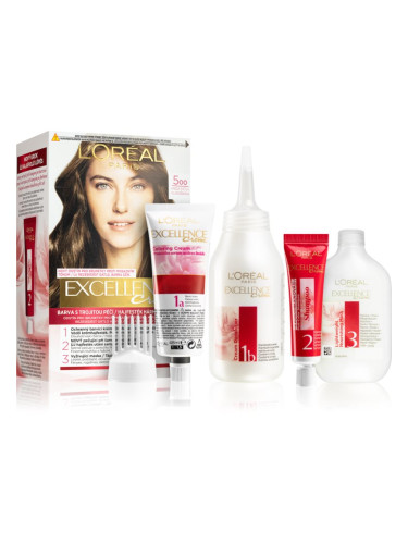 L’Oréal Paris Excellence Creme боя за коса цвят 500 Light Brown 1 бр.