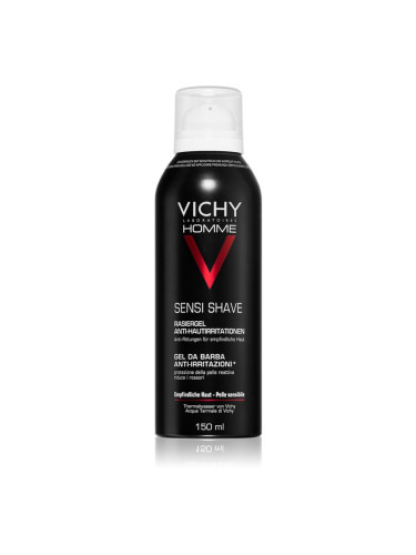 Vichy Homme Anti-Irritation гел за бръснене за чувствителна и раздразнена кожа 150 мл.