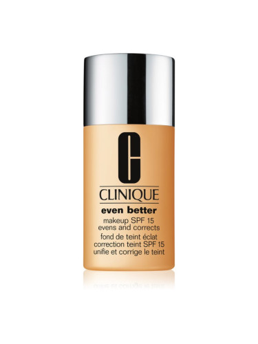 Clinique Even Better™ Makeup SPF 15 Evens and Corrects коригиращ фон дьо тен SPF 15 цвят WN 54 Honey Wheat 30 мл.