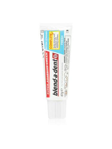 Blend-a-dent Super Adhesive Cream лепило крем за зъбни протези 47 гр.