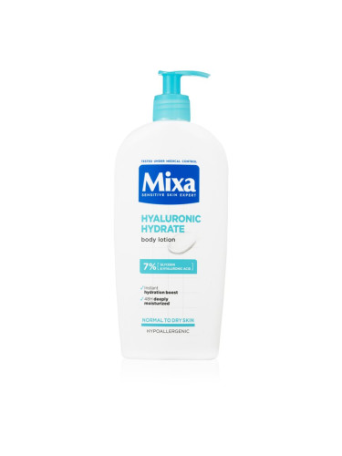 MIXA Hyalurogel интензивен хидратиращ лосион за тяло за суха и чувствителна кожа 400 мл.