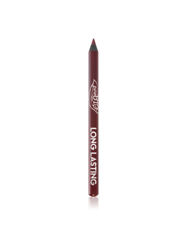 puroBIO Cosmetics Long Lasting дълготраен молив за устни цвят 10L Vinaccio 1,1 гр.