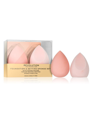 Makeup Revolution Conceal & Fix гъба за фон дьо тен 2 бр.