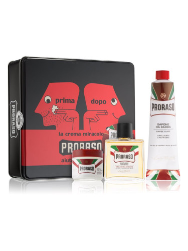 Proraso Set Whole Routie комплект за бръснене за мъже Red
